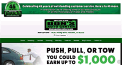 Desktop Screenshot of donsautocenter.com